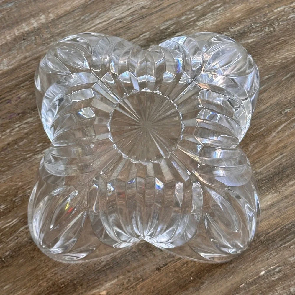 Mikasa San Larenz Crystal Glass Bowl Reamer Elegant Server Kitchenware‎